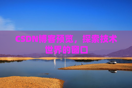 CSDN博客预览,探索技术世界的窗口